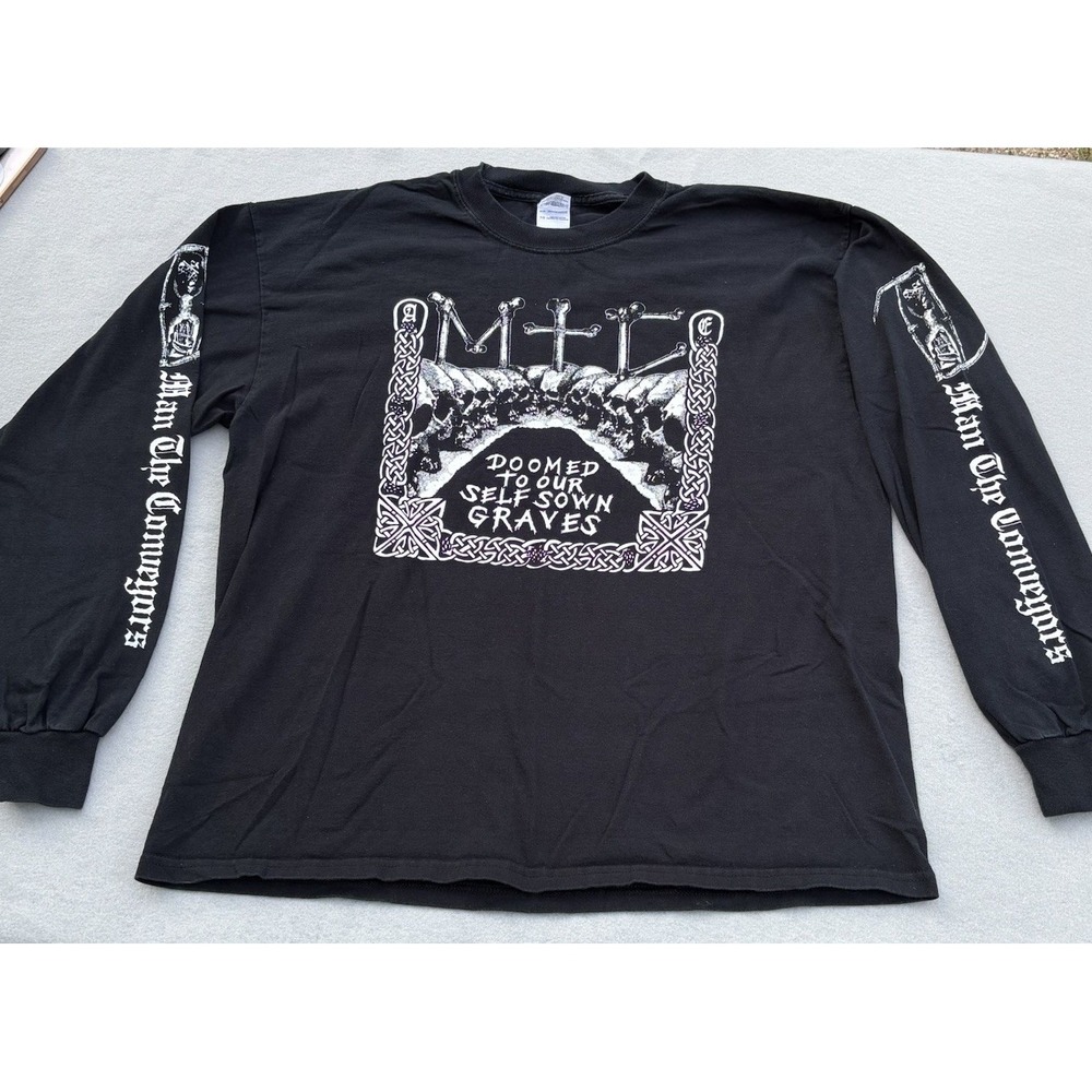 Extremely Rare 2007/08 Man The Conveyors "Doom Rises In The East" Tour Shirt
